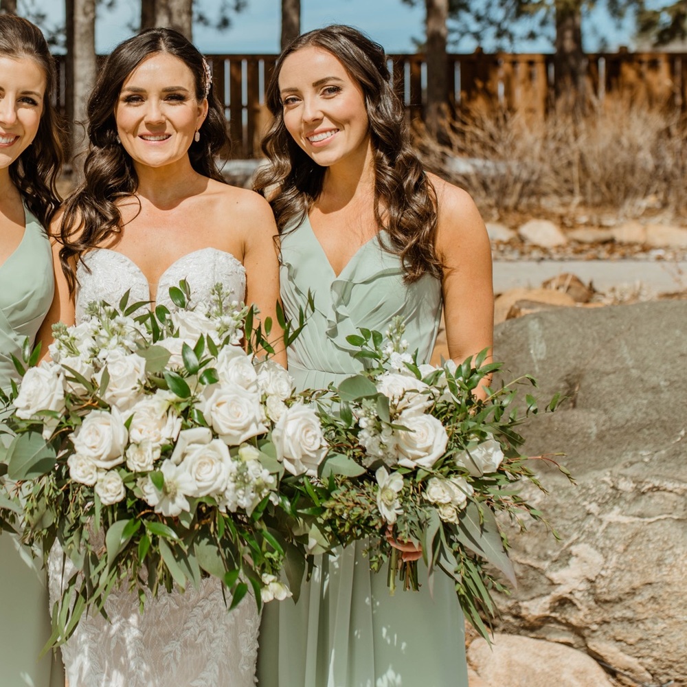 Azazie Erica Dusty Sage Bridesmaid Dress - Picture 5 of 5